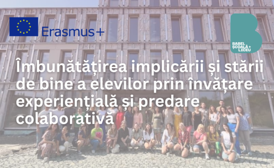 Îmbunătățirea implicării și stării de bine a elevilor prin învățare experiențială și predare colaborativă